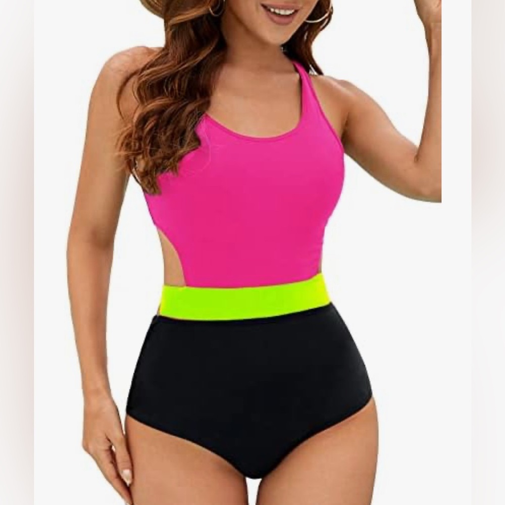 NWT - MOLYBELL - One Piece Swimsuit for Women High Waisted Swimsuit - Picture 1 of 7